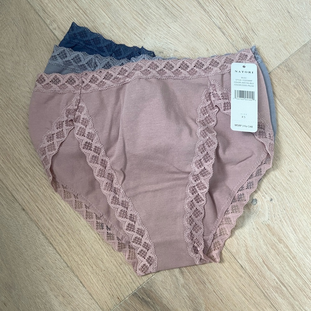Natori Bliss French Cut Three Pack XS